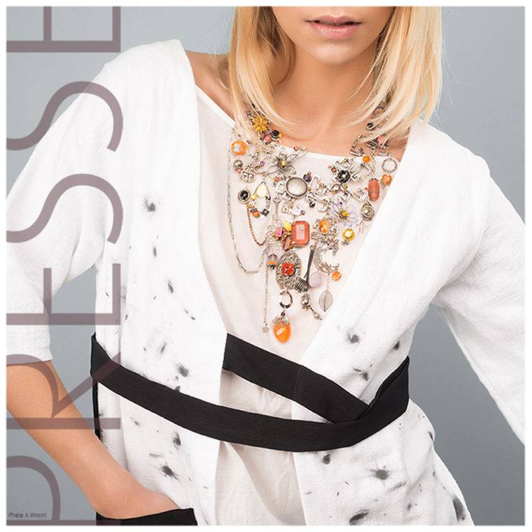 Bijoutier Artisan d’Art. Parurier fantaisie Haut de gamme, pièce unique rock glamour contemporain. Marque sophistiquée: Création Zor Paris 75002, Sentier
