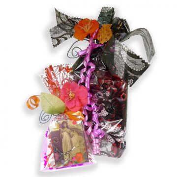 Plaisir d’offrir un bijou et accessoire de mode dans un emballage décoratif. Cadeau plus luxe, imprimé et couleur. Création Zor Paris 1