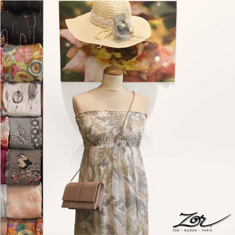 Bijoux & accessoires de mode: fantaisie de créateur, sac, chapeau, étoles, vêtements, robes, bibi. Boutique atelier. Zor création