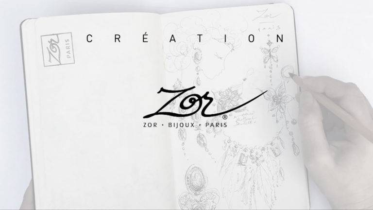 VIDÉO: DESSIN de bijou, création, carnet de croquis d'atelier. Bijoux Zor Paris
