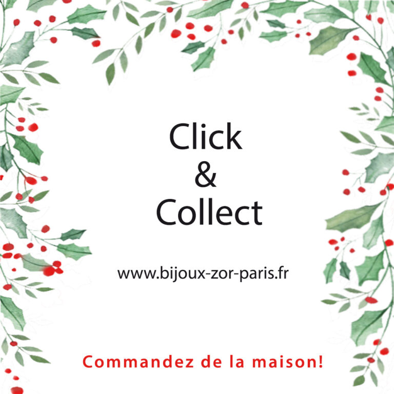 CLICK COLLECT - Boutique Zor Paris 2. Création de bijou, accessoire de mode, vêtement femme, homme, enfant