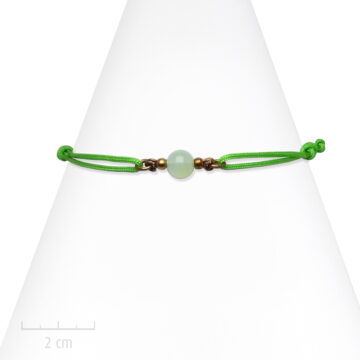 Bracelet Homme, pierre topaze bleue sur cordon. Bijou masculin à symbole porte-bonheur, précieux. Zor Paris 2