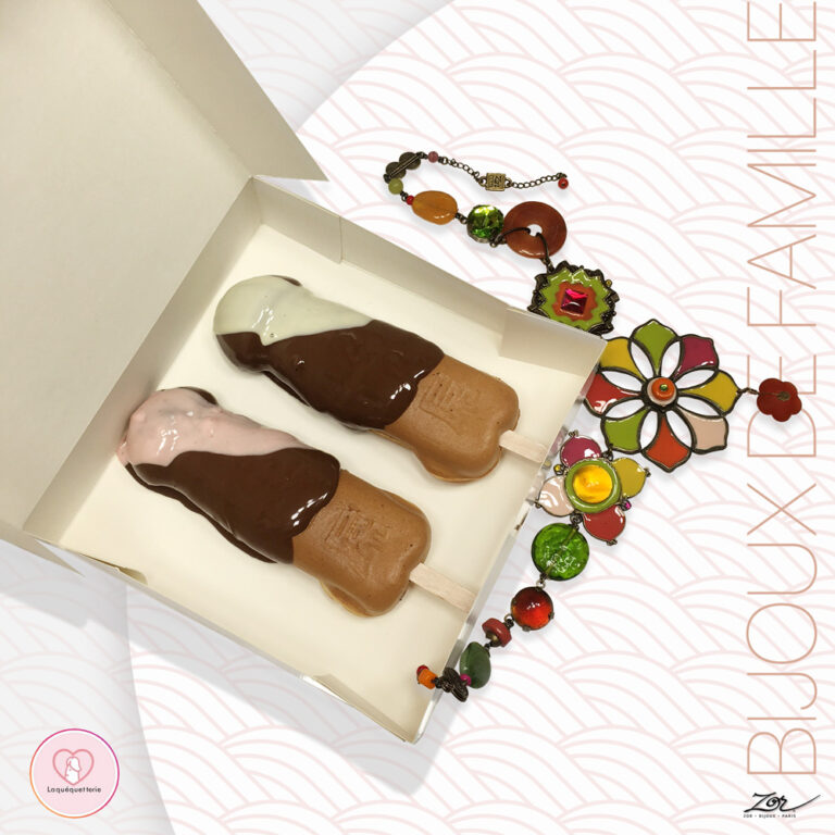 Bon plan original et gourmand, la Quequetterie, gaufre quéquette, pénis coquin. Rue Aboukir Paris 2 - Zor création