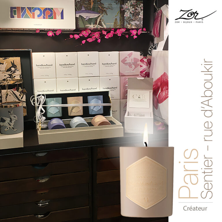 Bougie parfumée, senteur, déco, idée de cadeau pour homme et femme. Zor création Paris 2