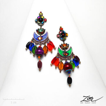 Boucle d’oreille Arlequin 8